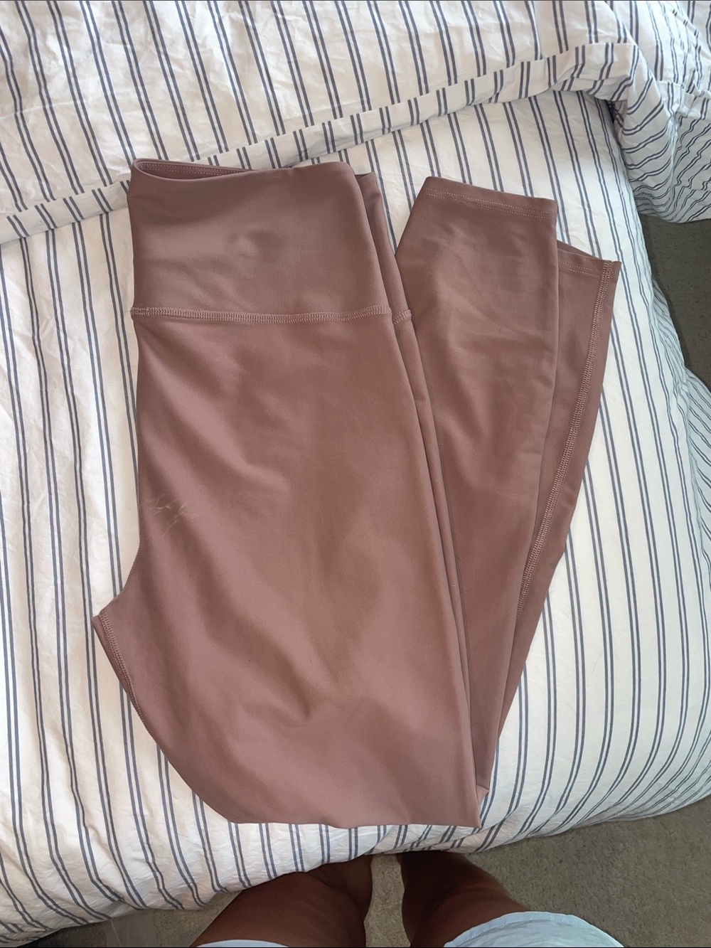 L.L.Bean Dusty Rose High-Waist Leggings